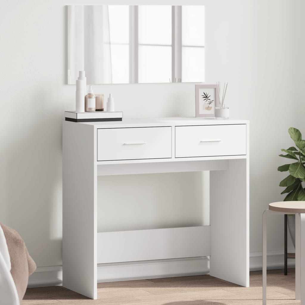 Μπουντουάρ με Καθρέφτη Λευκό 80 x 39 x 80 εκ. - Pakobazaar