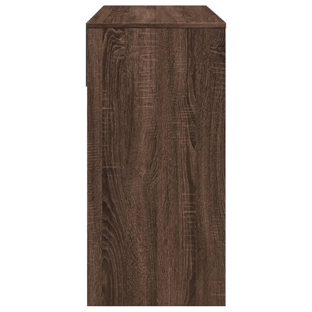 Μπουντουάρ με Καθρέφτη Καφέ Δρυς 80 x 39 x 80 εκ. - Pakobazaar