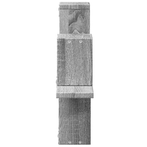 Ραφιέρα Τοίχου Γκρι Sonoma 104,5x10x43 εκ. Επεξεργασμένο Ξύλο