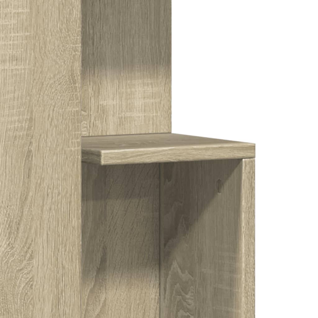 Βοηθητικό Τραπέζι Sonoma Δρυς 35x35x60 εκ. Επεξεργασμένο Ξύλο