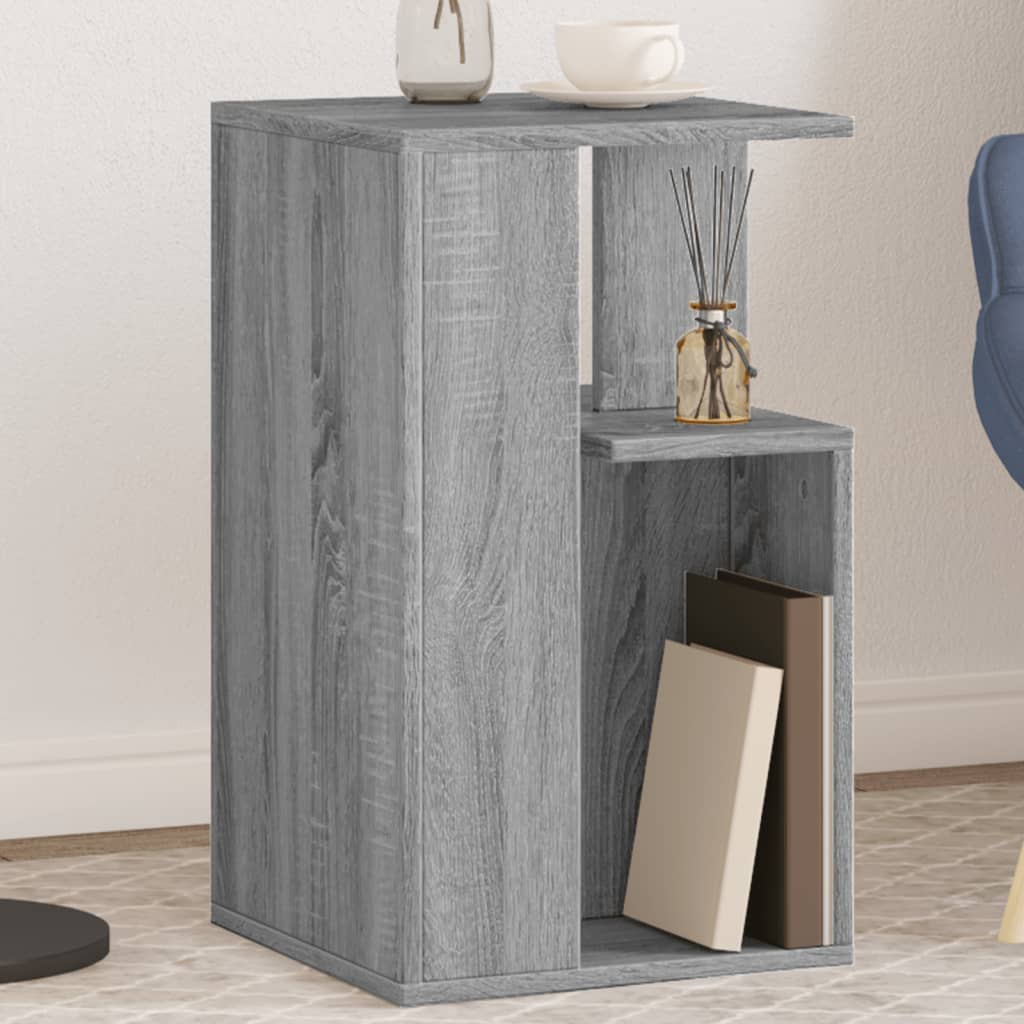 Βοηθητικό Τραπέζι Γκρι Sonoma 35x35x60 εκ. Επεξεργασμένο Ξύλο - Pakobazaar