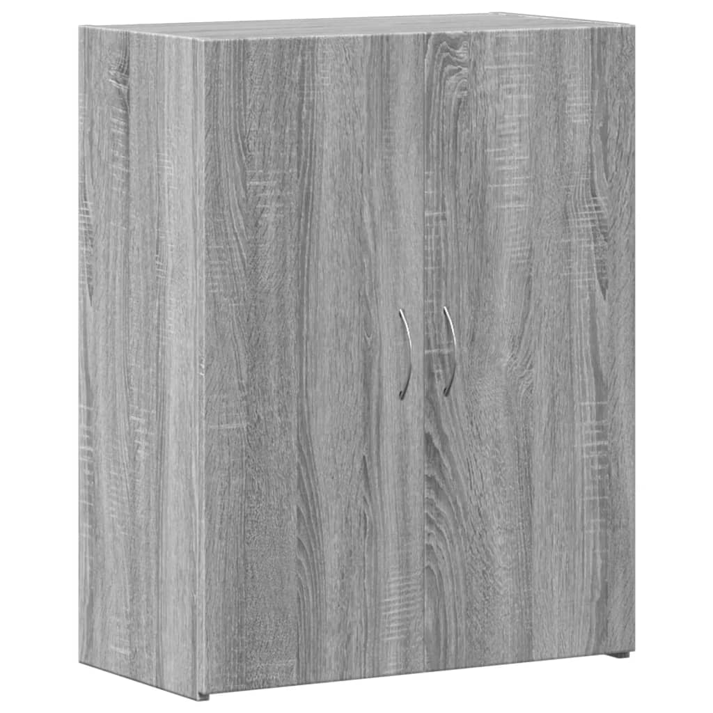 Αρχειοθήκη Γκρι Sonoma 60x32x77,5 εκ. από Επεξεργασμένο Ξύλο - Pakobazaar