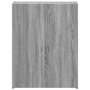 Αρχειοθήκη Γκρι Sonoma 60x32x77,5 εκ. από Επεξεργασμένο Ξύλο - Pakobazaar
