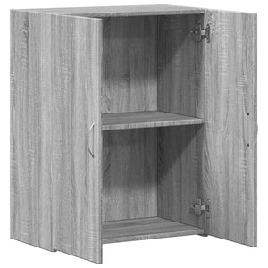 Αρχειοθήκη Γκρι Sonoma 60x32x77,5 εκ. από Επεξεργασμένο Ξύλο - Pakobazaar