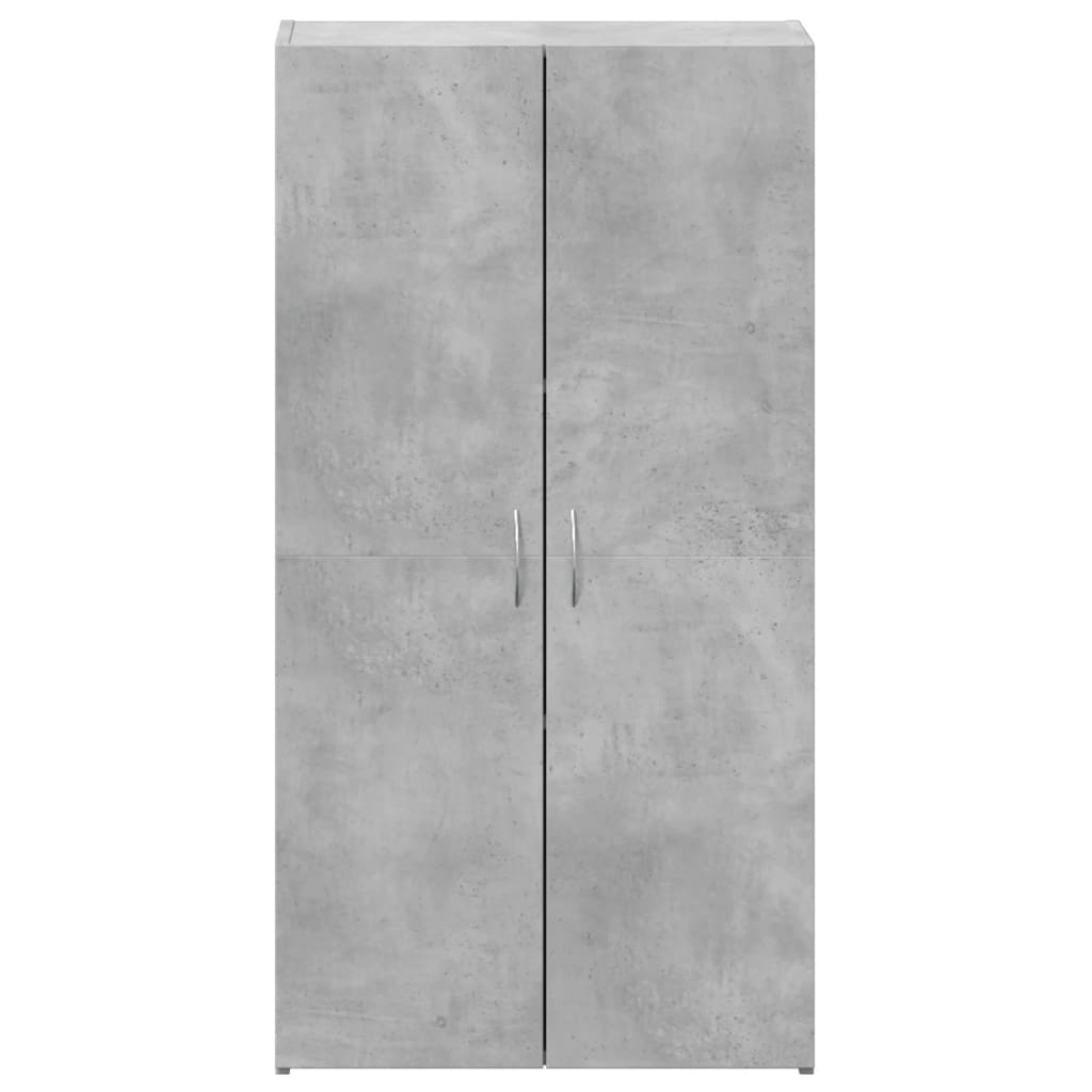 Αρχειοθήκη Γκρι Σκυρ. 60x32x115 εκ. Επεξεργασμένο Ξύλο - Pakobazaar