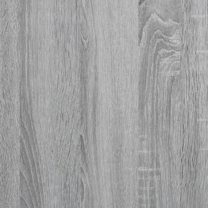 Αρχειοθήκη Γκρι Sonoma 60x32x115 εκ. από Επεξεργασμένο Ξύλο