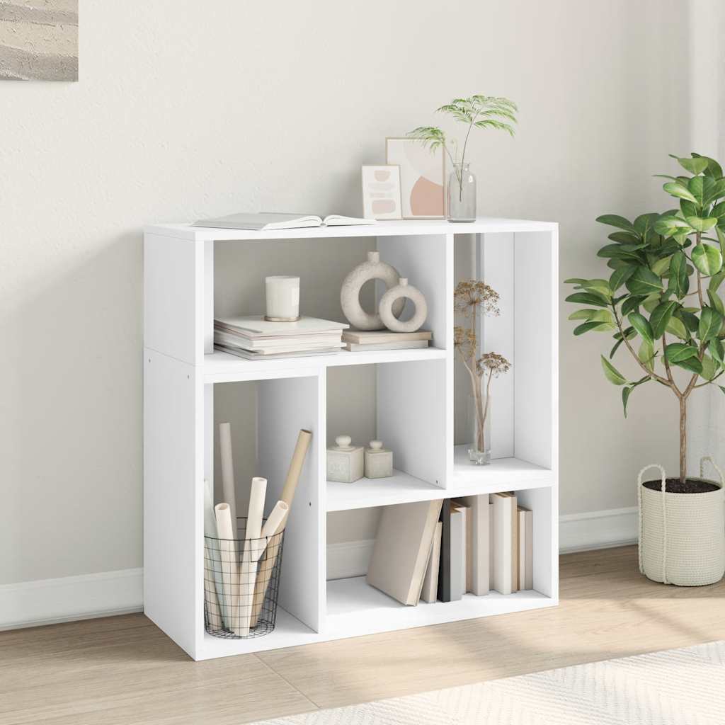 Έπιπλα Τηλεόρασης 2 τεμ. Λευκά 75x30x50 εκ. Επεξεργασμένο Ξύλο - Pakobazaar