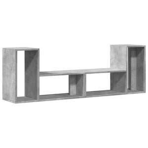 Έπιπλα Τηλεόρασης 2 τεμ. Γκρι Σκυρ. 75x30x50 εκ. Επεξεργ. Ξύλο