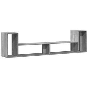 Έπιπλα Τηλεόρασης 2 τεμ. Γκρι Sonoma 100x30x50 εκ. Επεξ. Ξύλο - Pakobazaar