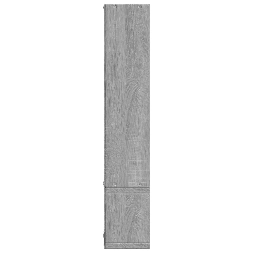 Ραφιέρα Τοίχου Γκρι Sonoma 96x12x64 εκ. Επεξεργασμένο Ξύλο - Pakobazaar