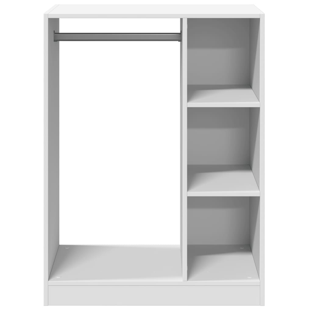 Ντουλάπα Λευκή 77 x 48 x 102 εκ. από Επεξεργασμένο Ξύλο