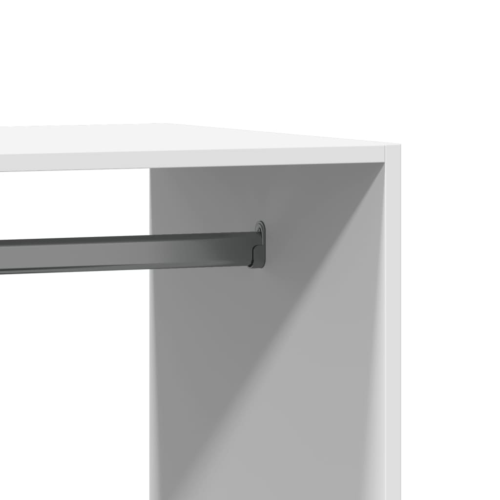 Ντουλάπα Λευκή 77 x 48 x 102 εκ. από Επεξεργασμένο Ξύλο