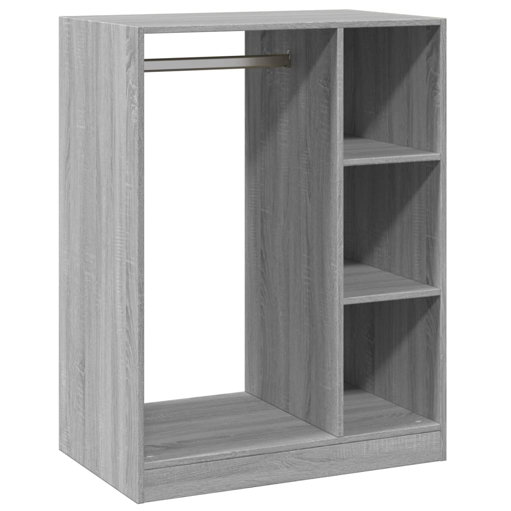 Ντουλάπα Γκρι Sonoma 77x48x102 εκ. από Επεξεργασμένο Ξύλο - Pakobazaar