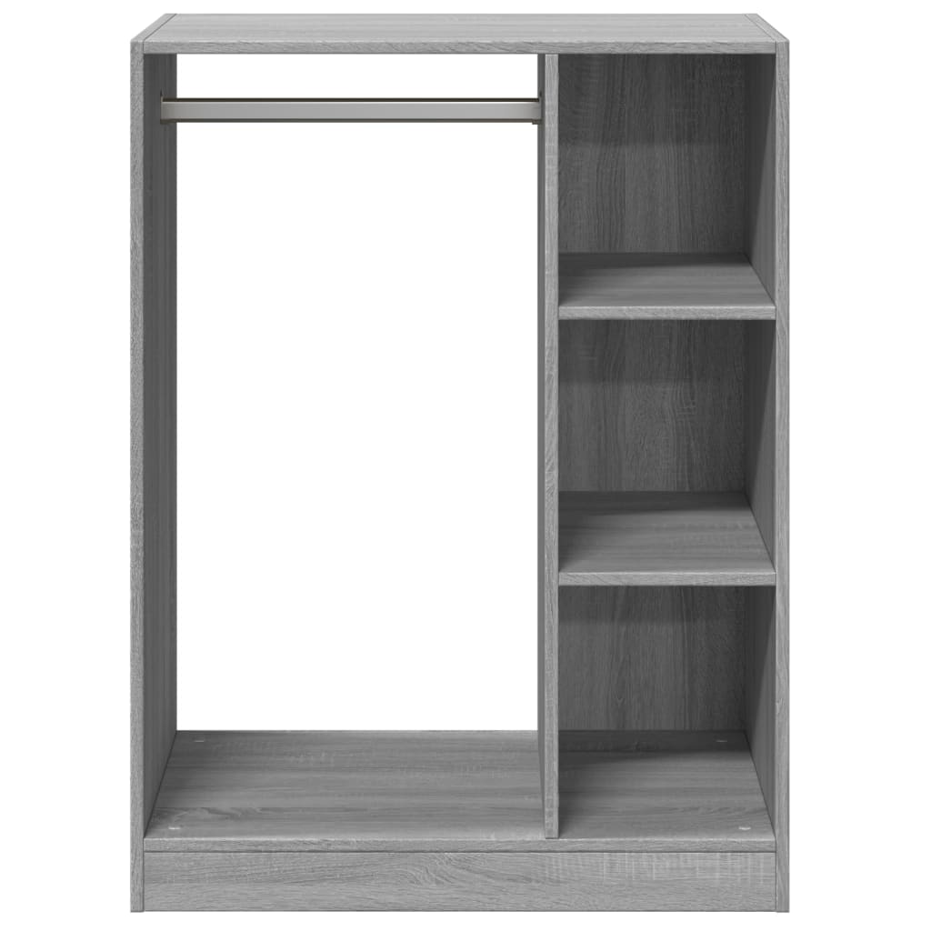 Ντουλάπα Γκρι Sonoma 77x48x102 εκ. από Επεξεργασμένο Ξύλο - Pakobazaar