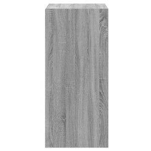 Ντουλάπα Γκρι Sonoma 77x48x102 εκ. από Επεξεργασμένο Ξύλο - Pakobazaar