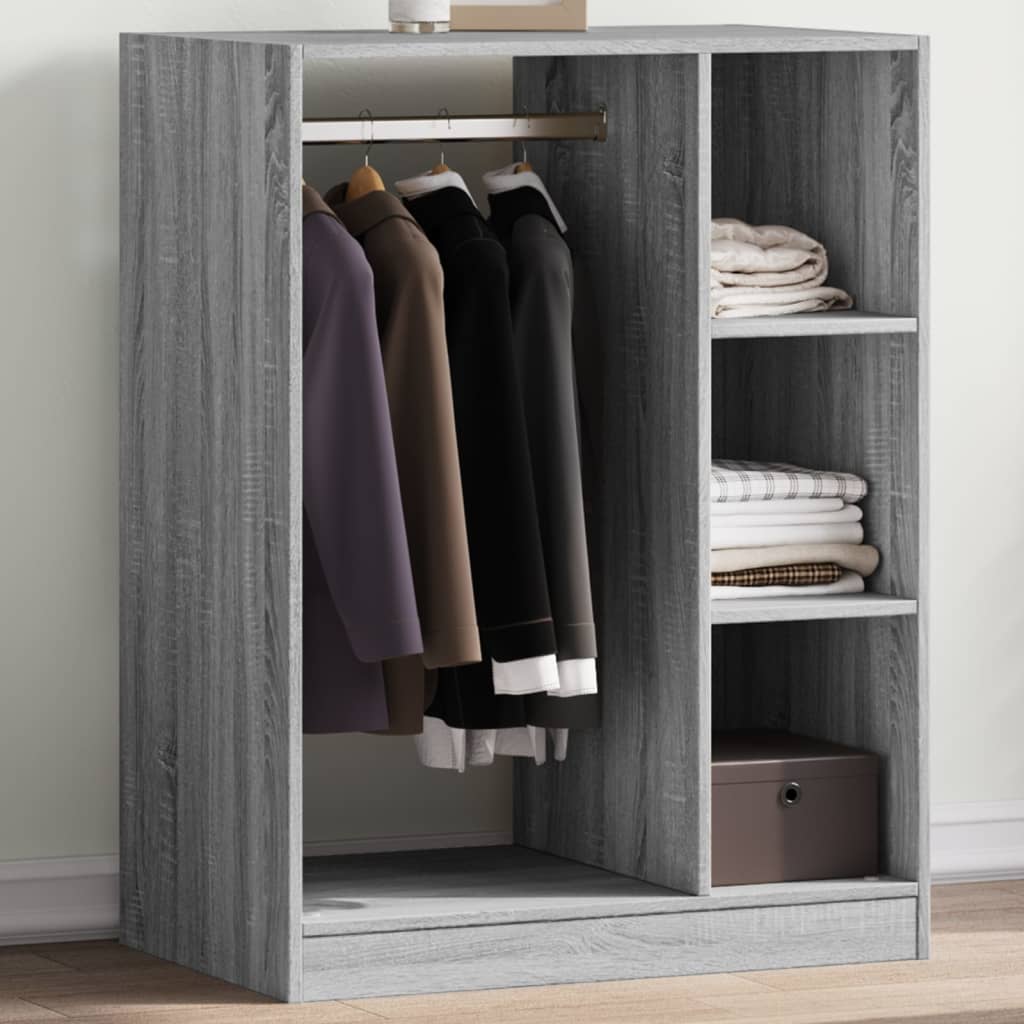 Ντουλάπα Γκρι Sonoma 77x48x102 εκ. από Επεξεργασμένο Ξύλο - Pakobazaar
