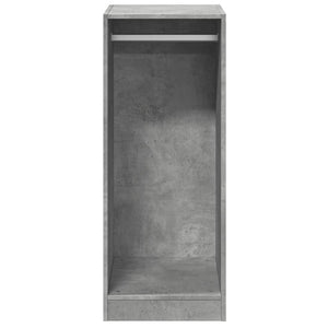 Ντουλάπα Γκρι Σκυροδέματος 48x41x102 εκ. από Επεξεργασμένο Ξύλο - Pakobazaar