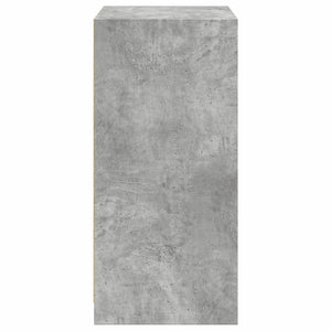 Ντουλάπα Γκρι Σκυροδέματος 48x41x102 εκ. από Επεξεργασμένο Ξύλο - Pakobazaar