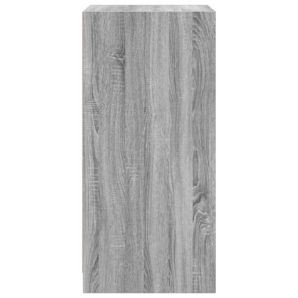 Ντουλάπα Γκρι Sonoma 48x41x102 εκ. από Επεξεργασμένο Ξύλο - Pakobazaar