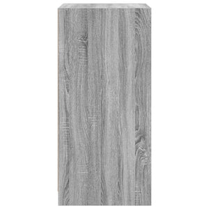Ντουλάπα Γκρι Sonoma 48x41x102 εκ. από Επεξεργασμένο Ξύλο - Pakobazaar