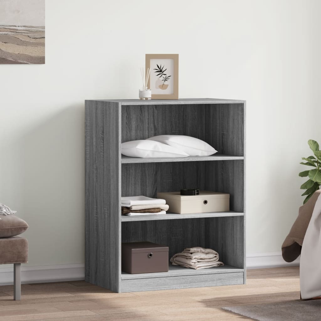 Ντουλάπα Γκρι Sonoma 77x48x102 εκ. από Επεξεργασμένο Ξύλο