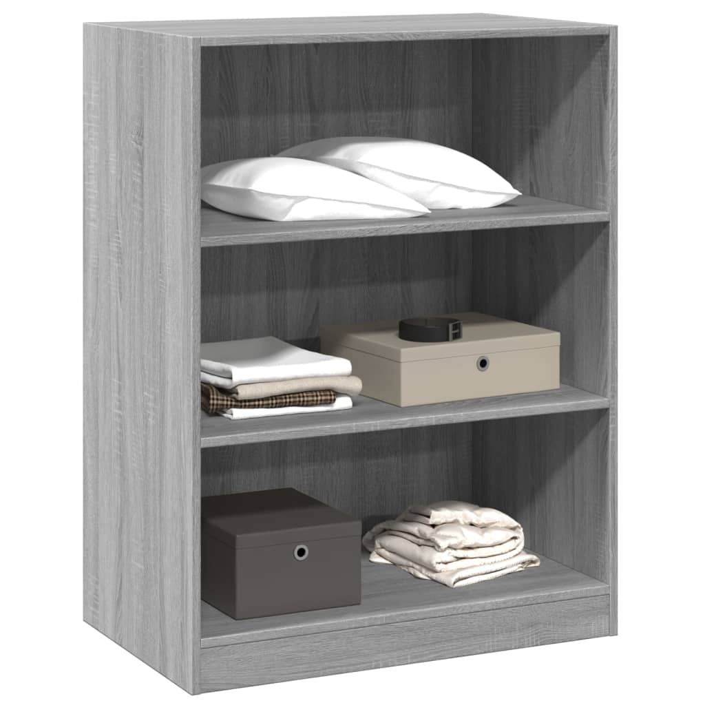 Ντουλάπα Γκρι Sonoma 77x48x102 εκ. από Επεξεργασμένο Ξύλο