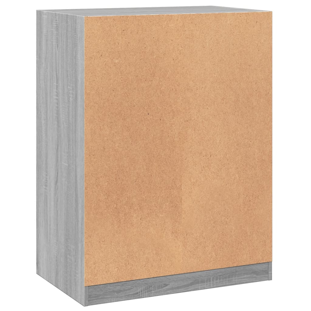 Ντουλάπα Γκρι Sonoma 77x48x102 εκ. από Επεξεργασμένο Ξύλο