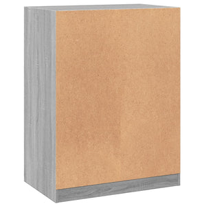 Ντουλάπα Γκρι Sonoma 77x48x102 εκ. από Επεξεργασμένο Ξύλο