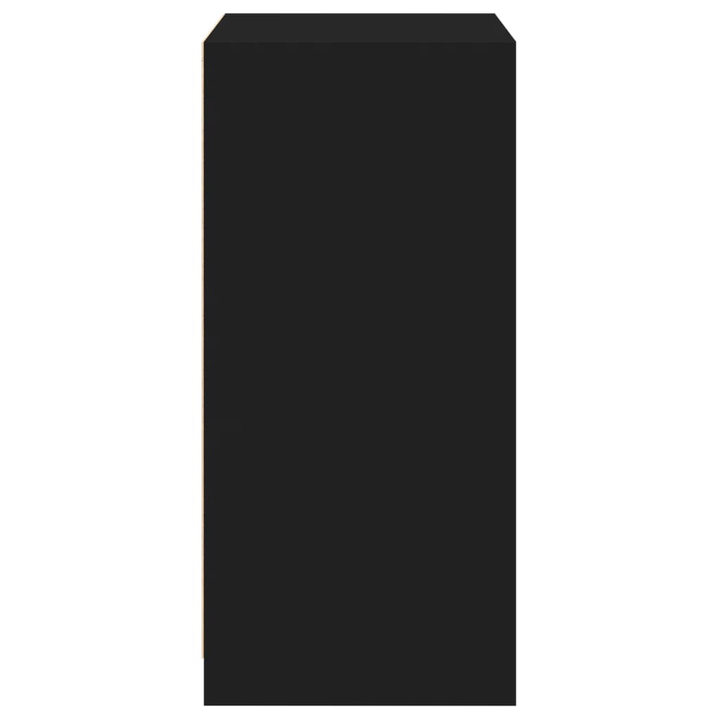 Ντουλάπα Μαύρη 48 x 41 x 102 εκ. από Επεξεργασμένο Ξύλο - Pakobazaar