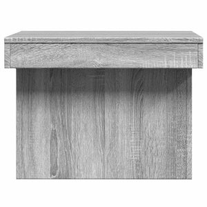 Τραπεζάκι Σαλονιού Γκρι Sonoma 80x55x40 εκ. Επεξεργασμένο Ξύλο - Pakobazaar
