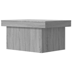 Τραπεζάκι Σαλονιού Γκρι Sonoma 80x55x40 εκ. Επεξεργασμένο Ξύλο - Pakobazaar