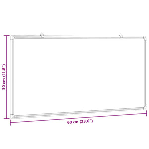 Πίνακας Μαρκαδόρου Μαγνητικός Λευκός 60x30x1,7 εκ. Αλουμινίου