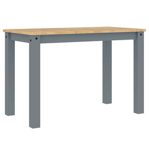 Τραπεζαρία PANAMA Γκρι 112 x 60 x 75 εκ. από Μασίφ Ξύλο Πεύκου