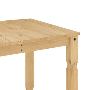 Τραπεζαρία Corona 160 x 80 x 75 εκ. από Μασίφ Ξύλο Πεύκου