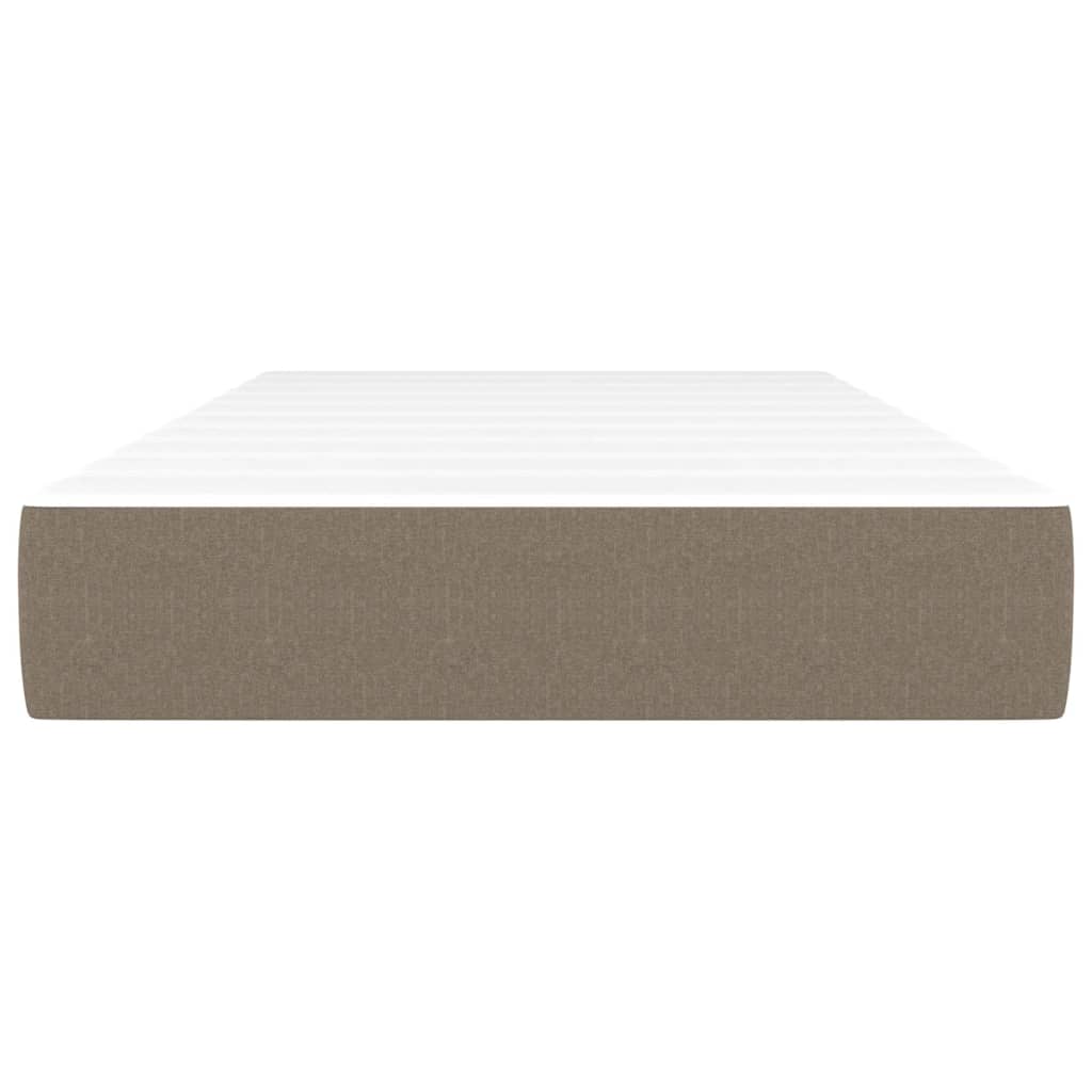 Στρώμα με Pocket Springs Μεσαίας Σκληρότητας Taupe 120x190x20 εκ. Υφασμάτινο