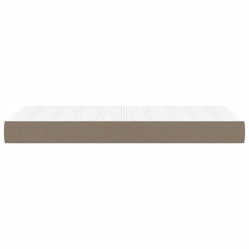 Στρώμα με Pocket Springs Μεσαίας Σκληρότητας Taupe 120x190x20 εκ. Υφασμάτινο