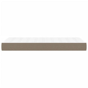 Στρώμα με Pocket Springs Μεσαίας Σκληρότητας Taupe 120x190x20 εκ. Υφασμάτινο