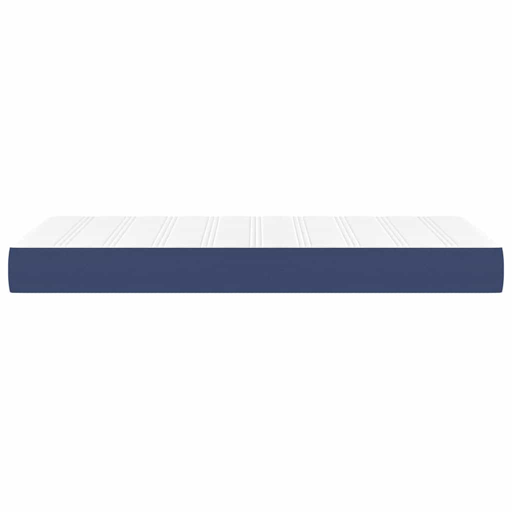 Στρώμα με Pocket Springs Μεσαίας Σκληρότητας Μπλε 120x190x20 εκ. Υφασμάτινο - Pakobazaar