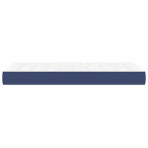 Στρώμα με Pocket Springs Μεσαίας Σκληρότητας Μπλε 120x190x20 εκ. Υφασμάτινο - Pakobazaar