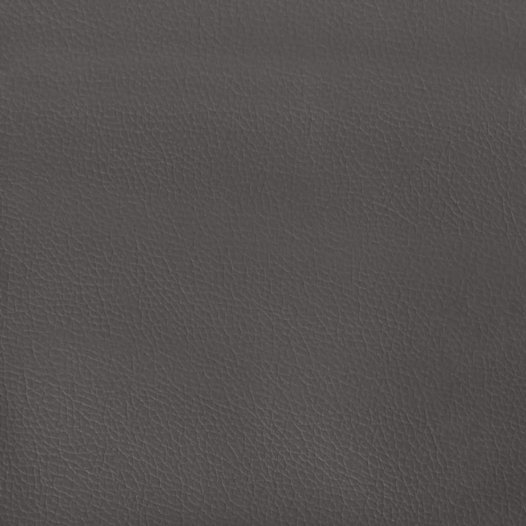 Στρώμα με Pocket Springs Μεσαίας Σκληρότητας Γκρι 120x190x20 εκ. Συνθετικό Δέρμα