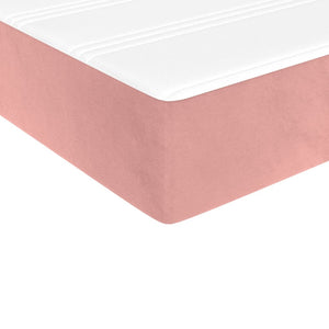 Στρώμα με Pocket Springs Μεσαίας Σκληρότητας Ροζ 120x190x20 εκ. Βελούδινο
