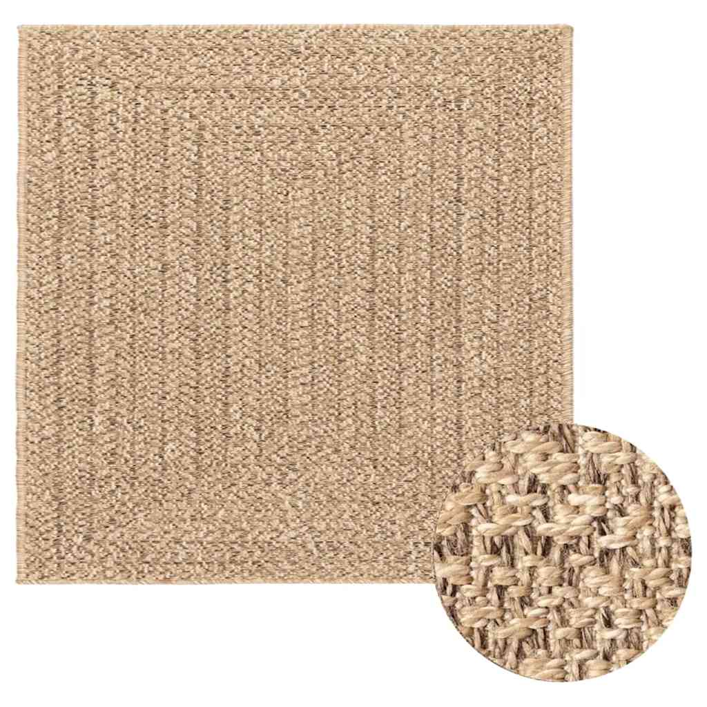 Χαλί ZIZUR Όψη Γιούτας Εσωτ. & Εξωτ. Χώρου 240x240 εκ.