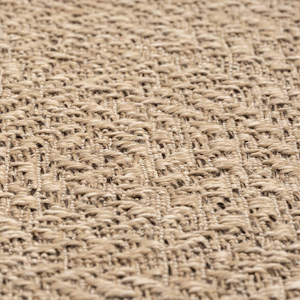 Χαλί ZIZUR Όψη Γιούτας Εσωτ. & Εξωτ. Χώρου 120x120 εκ. - Pakobazaar