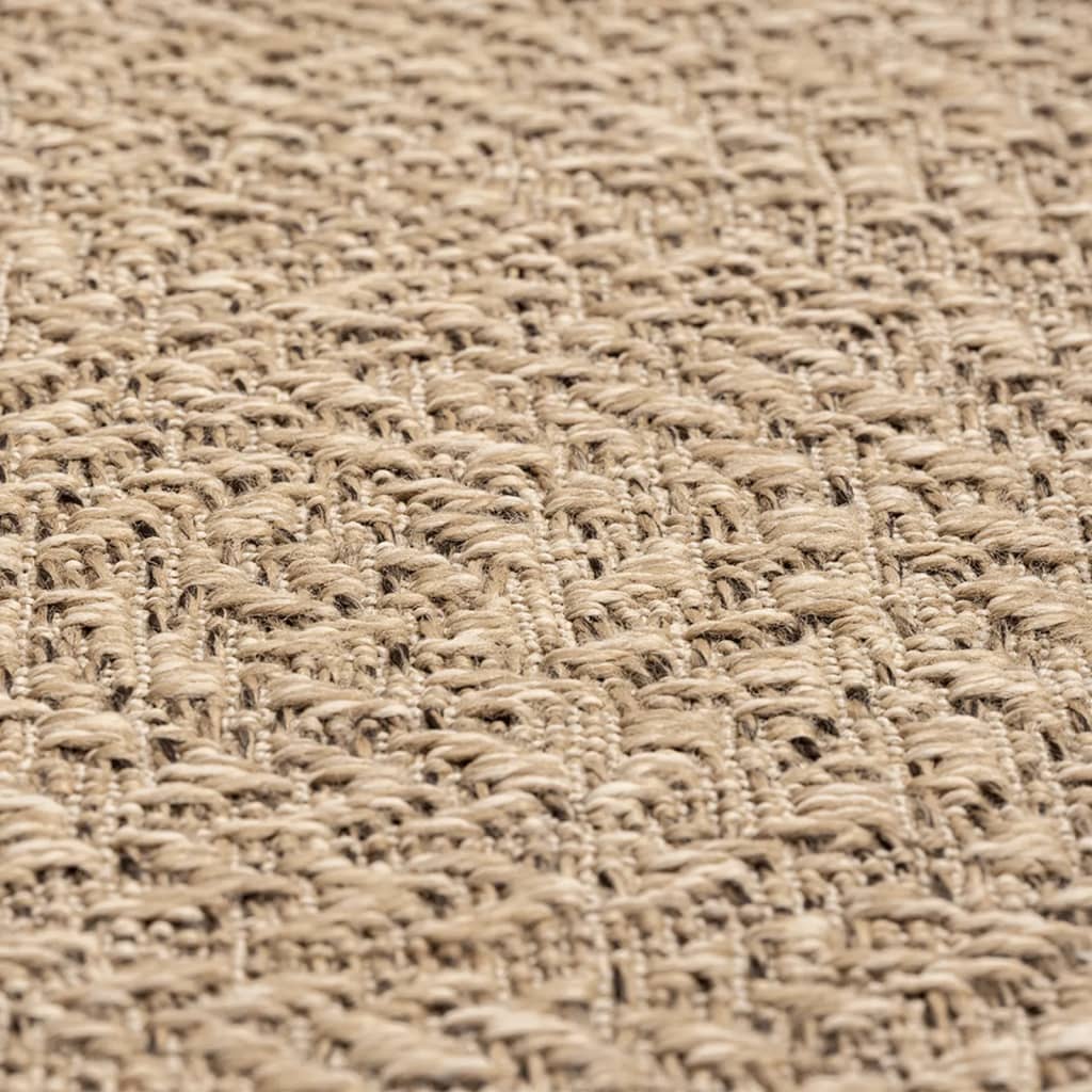 Χαλί ZIZUR Όψη Γιούτας Εσωτ. & Εξωτ. Χώρου 200x200 εκ. - Pakobazaar