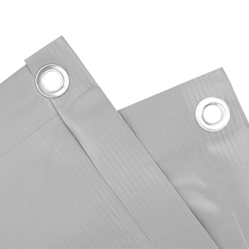 Περίφραξη Μπαλκονιού Προστατευτική Γκρι 300x75 εκ. από PVC