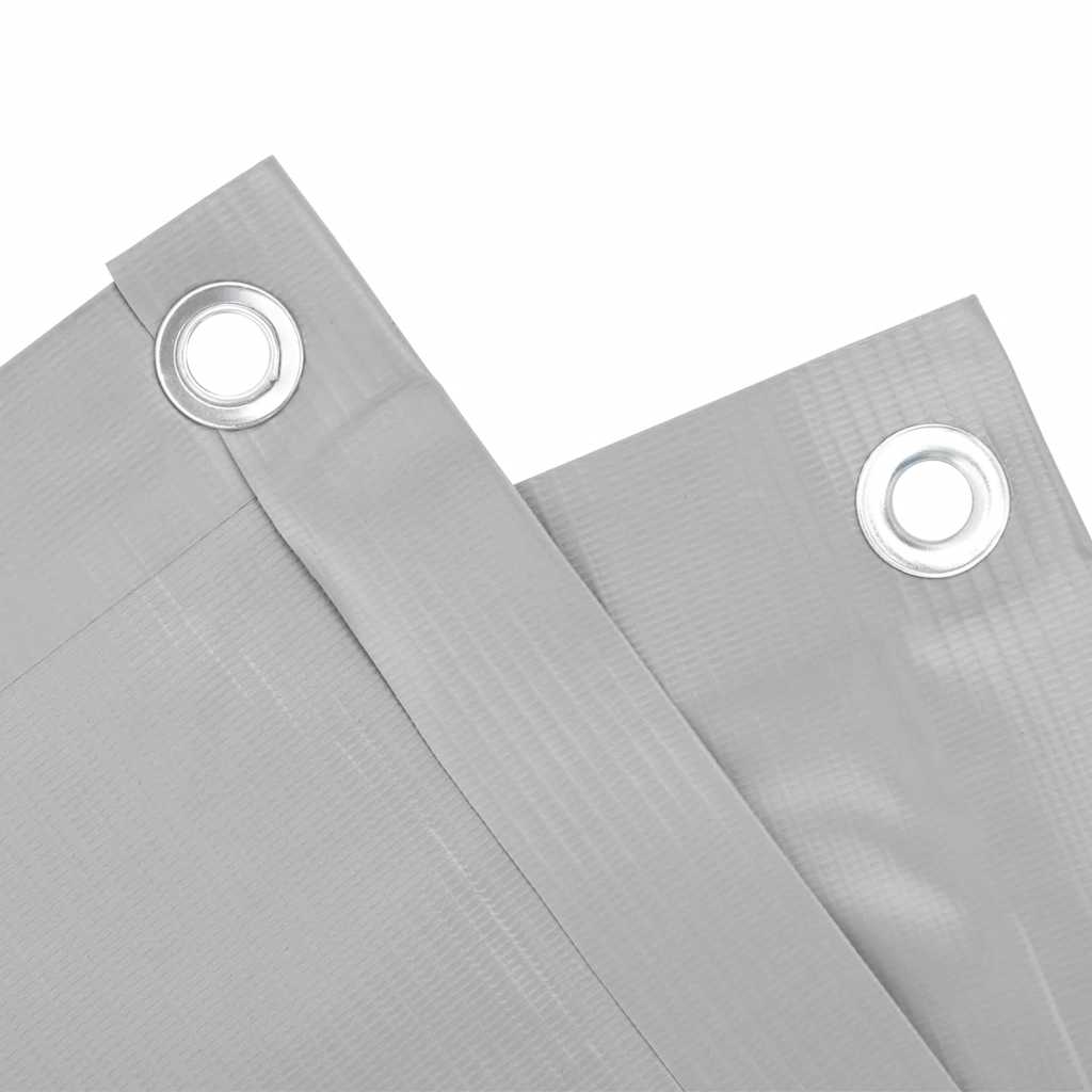 Περίφραξη Μπαλκονιού Προστατευτική Γκρι 1000x75 εκ. από PVC - Pakobazaar