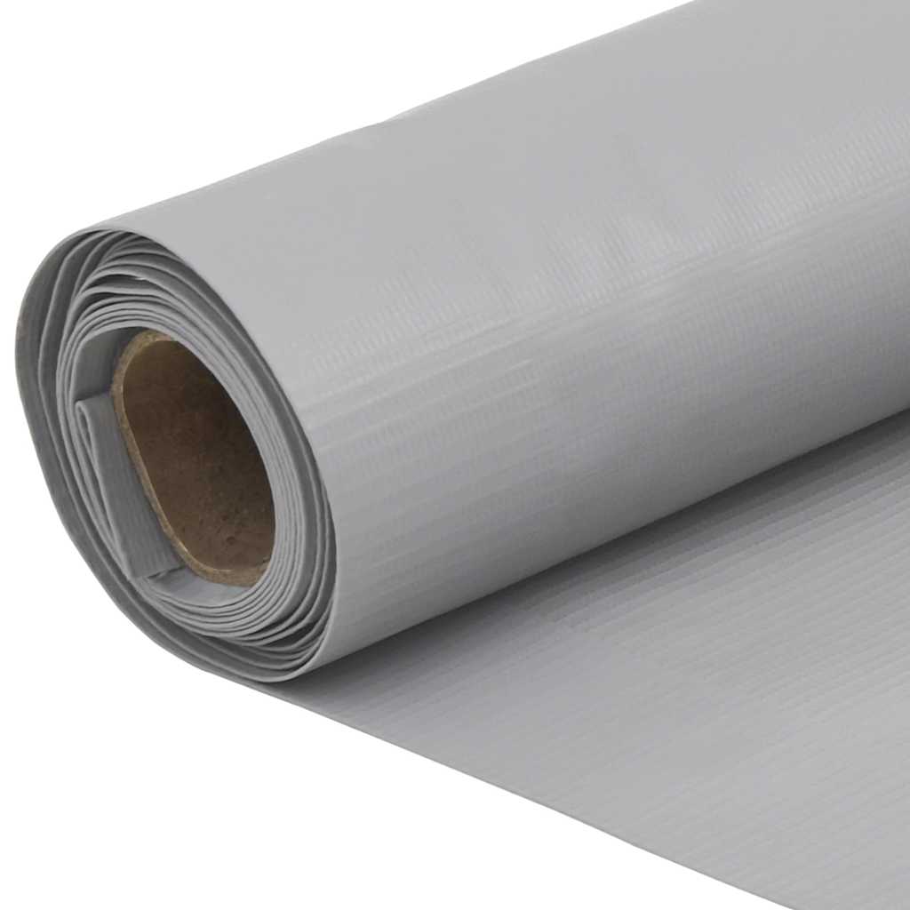 Περίφραξη Μπαλκονιού Προστατευτική Γκρι 1000x75 εκ. από PVC - Pakobazaar