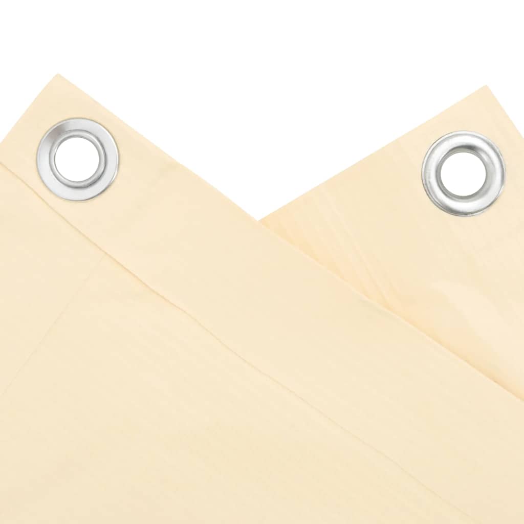 Περίφραξη Μπαλκονιού Προστατευτική Κρεμ 300x75 εκ. από PVC