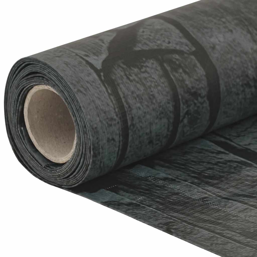 Περίφραξη Μπαλκονιού Σχέδιο Ledge Stone Γκρι 600x120 εκ. PVC - Pakobazaar