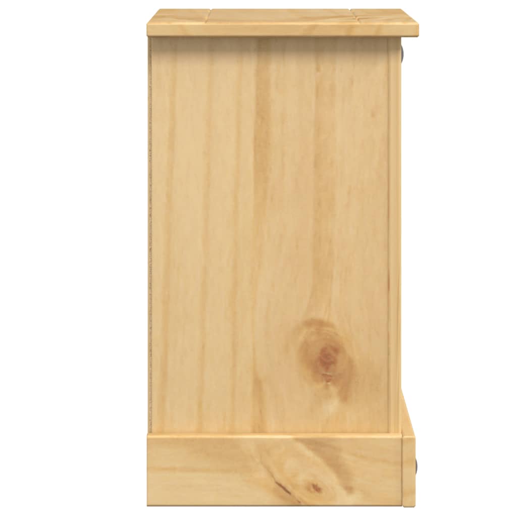 Κομοδίνο Corona 35x32,5x58 εκ. από Μασίφ Ξύλο Πεύκου - Pakobazaar